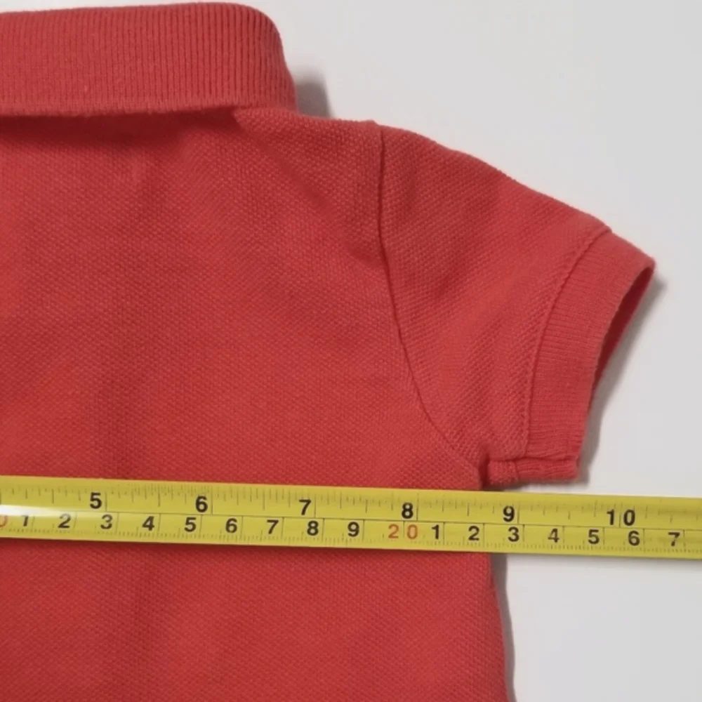 Ralph Lauren Cotton Pique Polo Amalfi Red Sz 3mo Infant